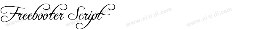 Freebooter Script字体转换